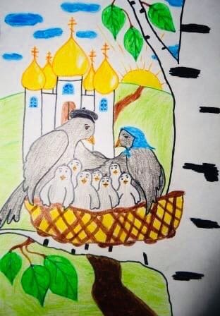 Рисунки на духовно нравственную тему