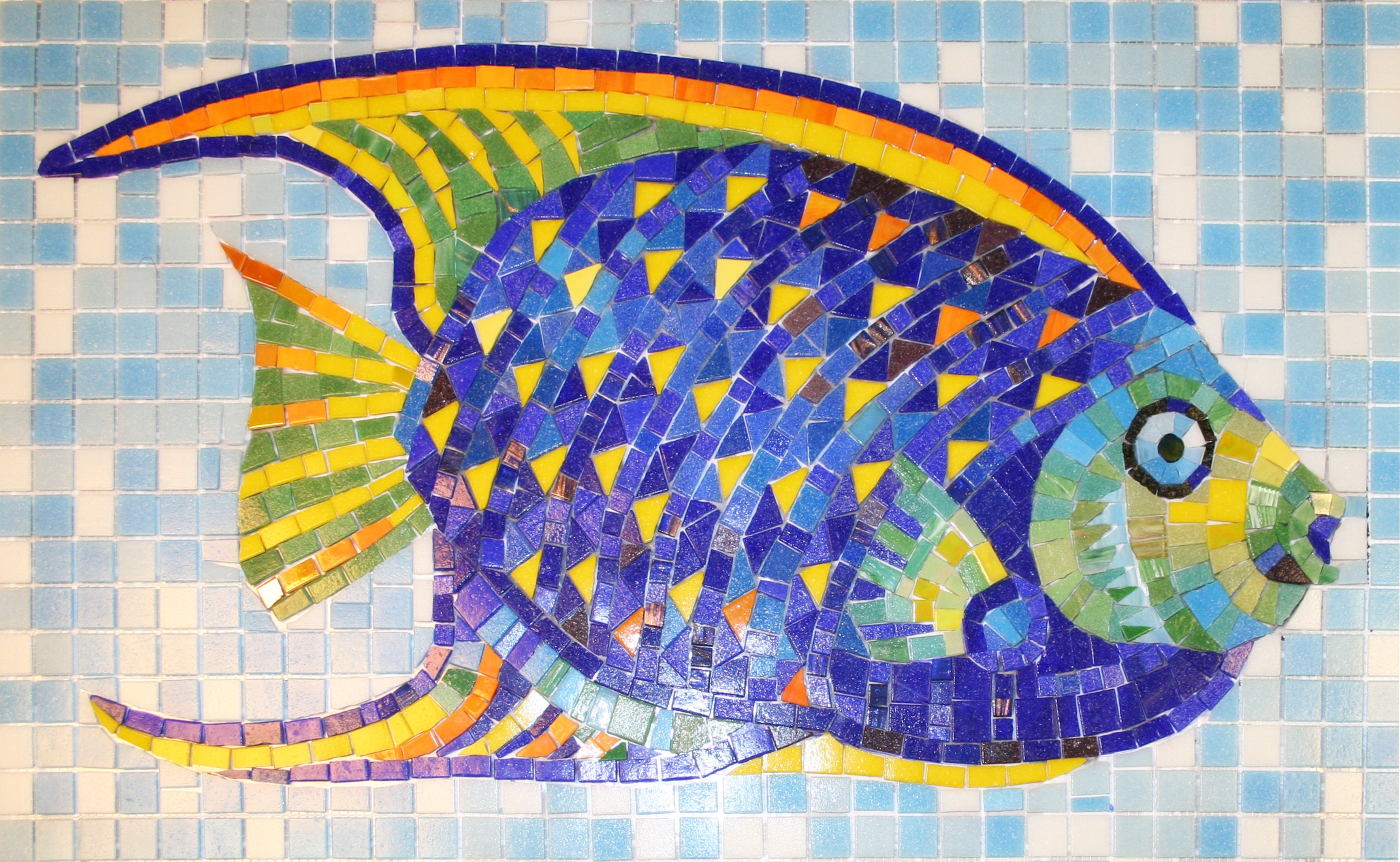 Рыбка из мозаики