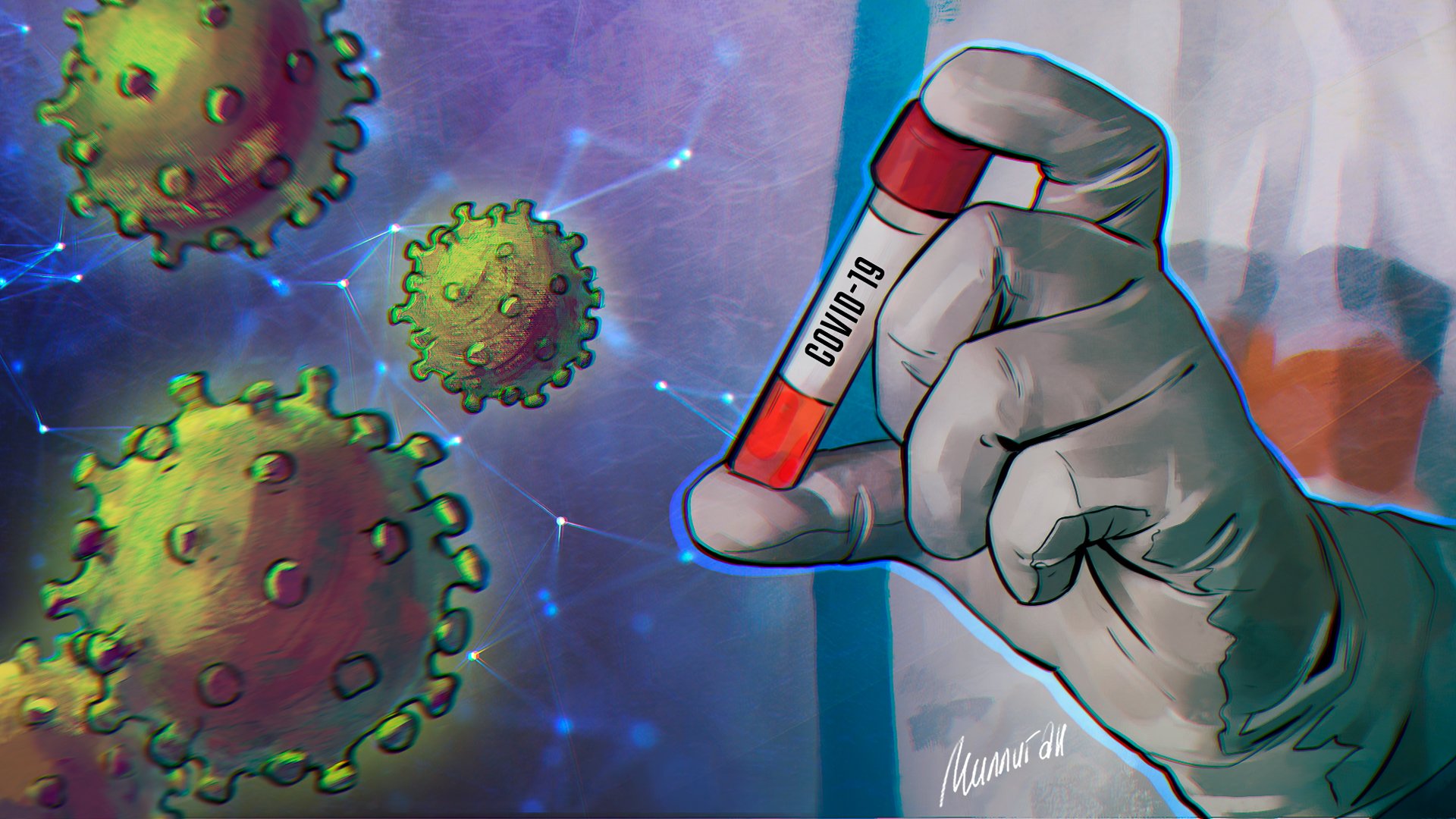 Рисунок борьба с коронавирусом
