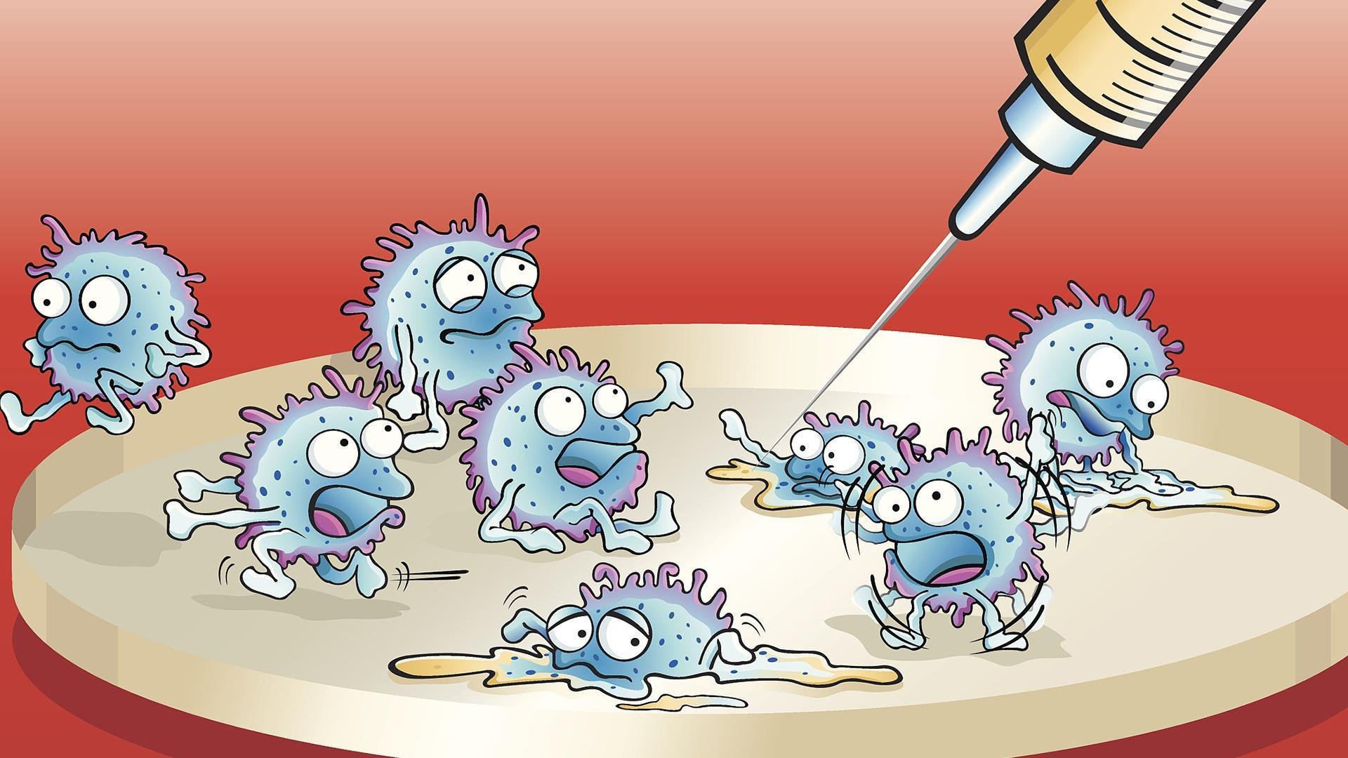 Вирусы и бактерии для детей
