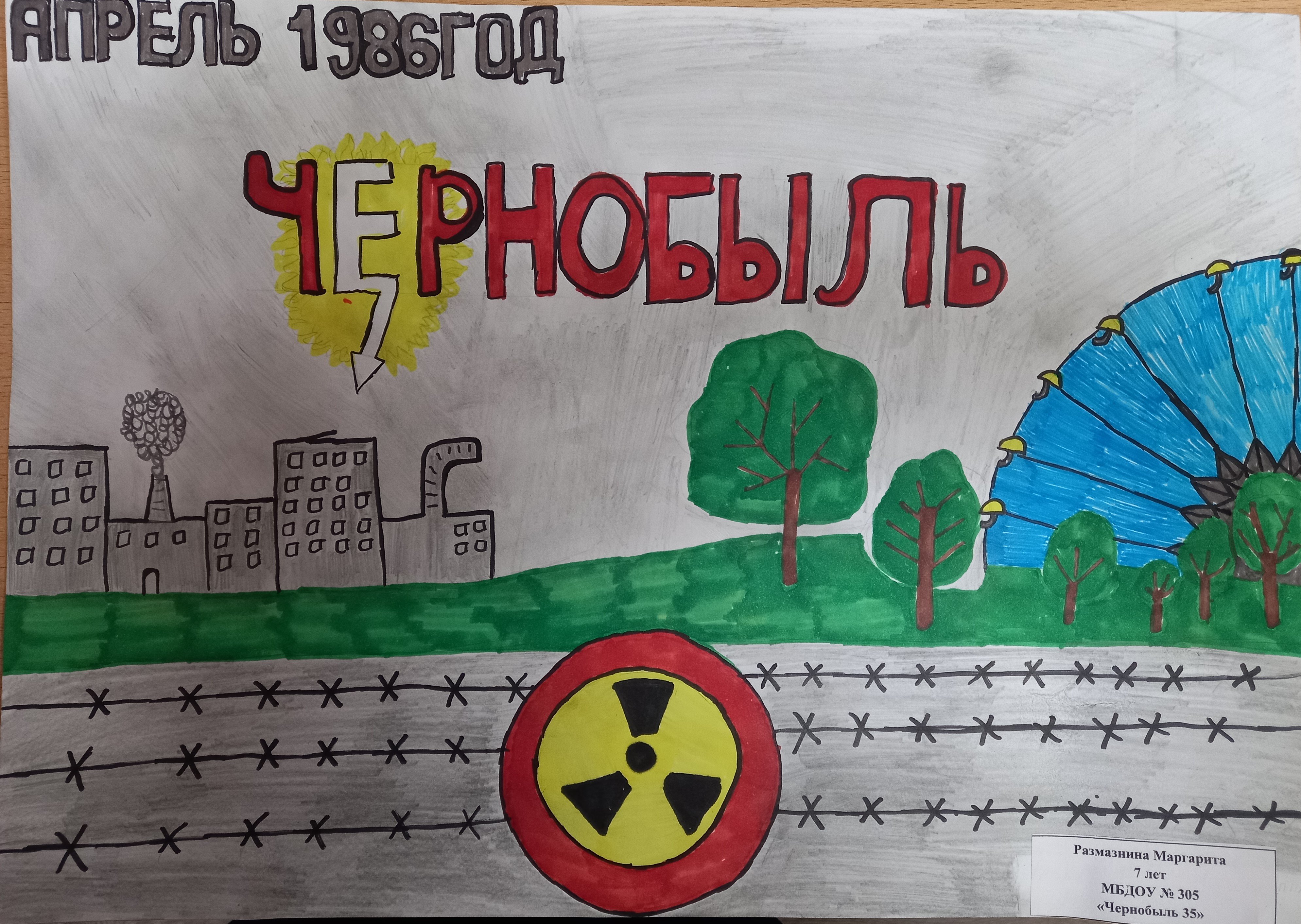 Рисунки ко Дню Чернобыльской катастрофы