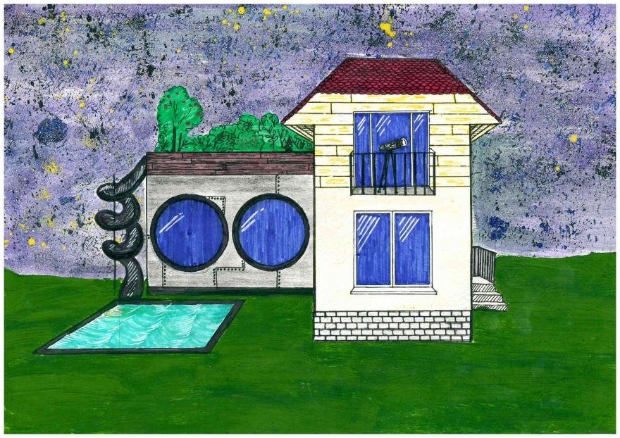 Дом мечты рисунок 3 класс