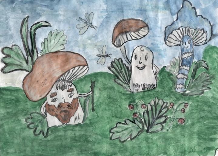 Рисунок царств природы. Рисование грибы. Рисование на тему грибы. Рисование на грибную тему. Гриб рисунок.