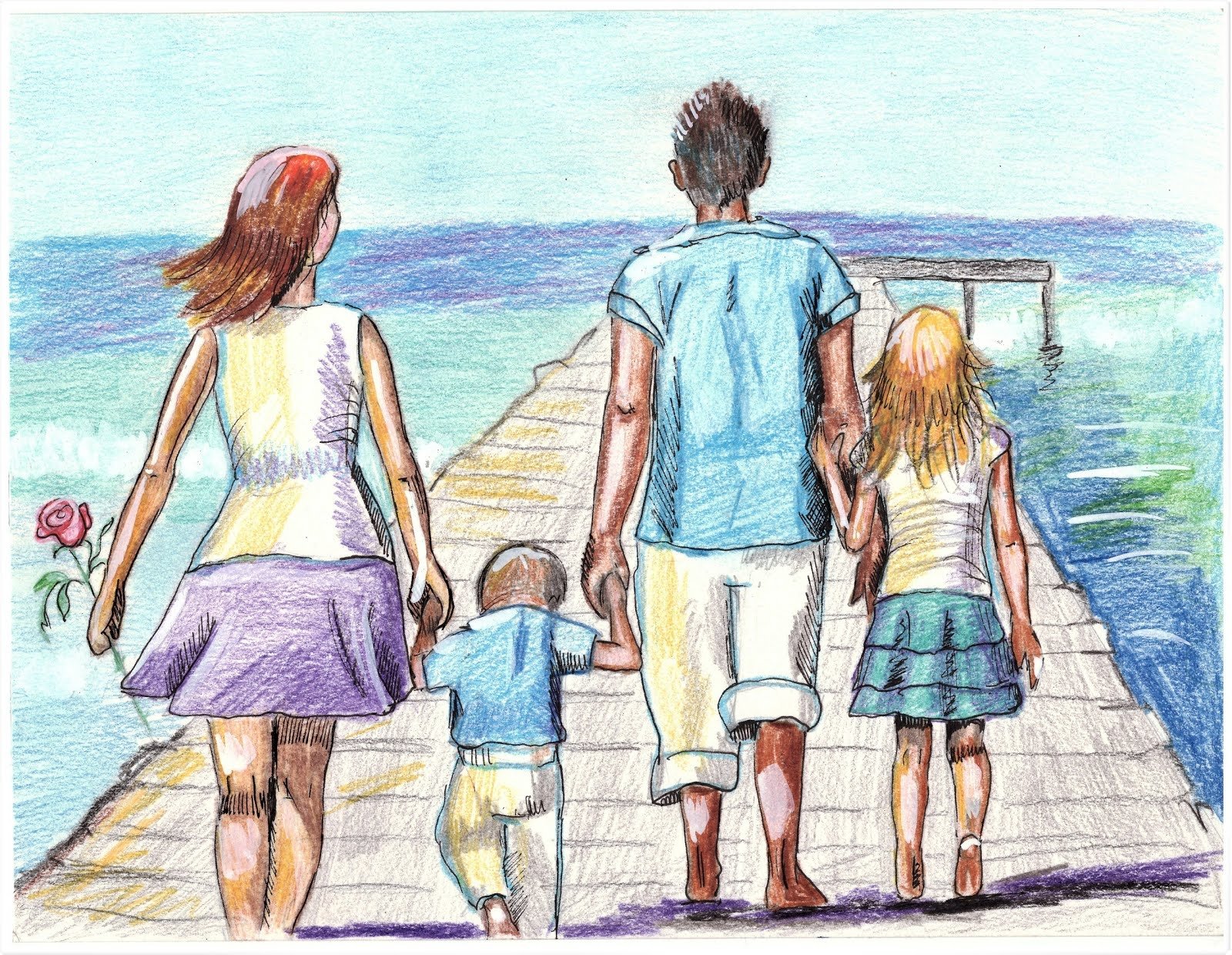 Рисунок своей семьи