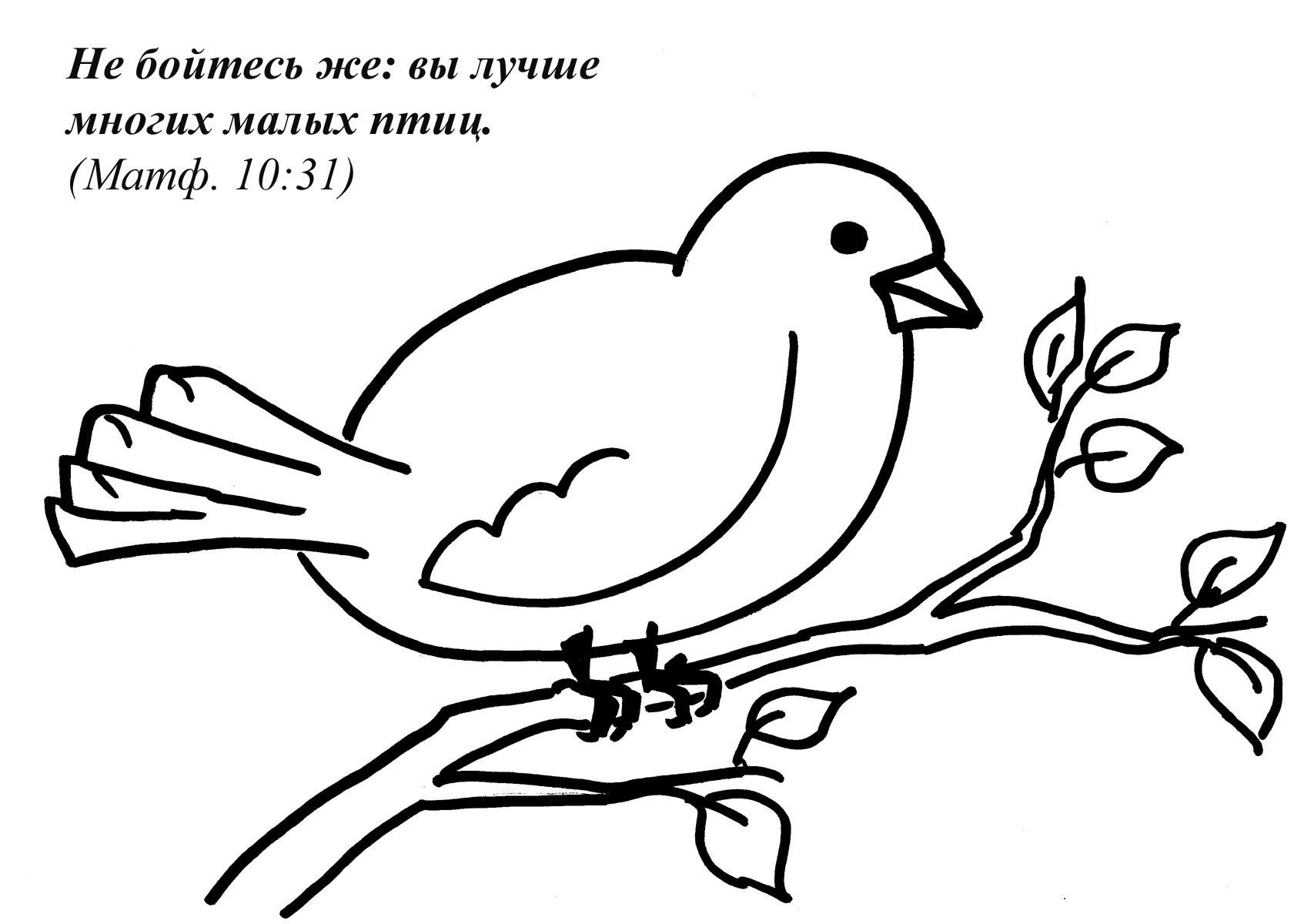 Рисунок к стиху дети и птичка
