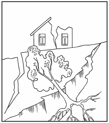 Рисунок на тему землетрясение