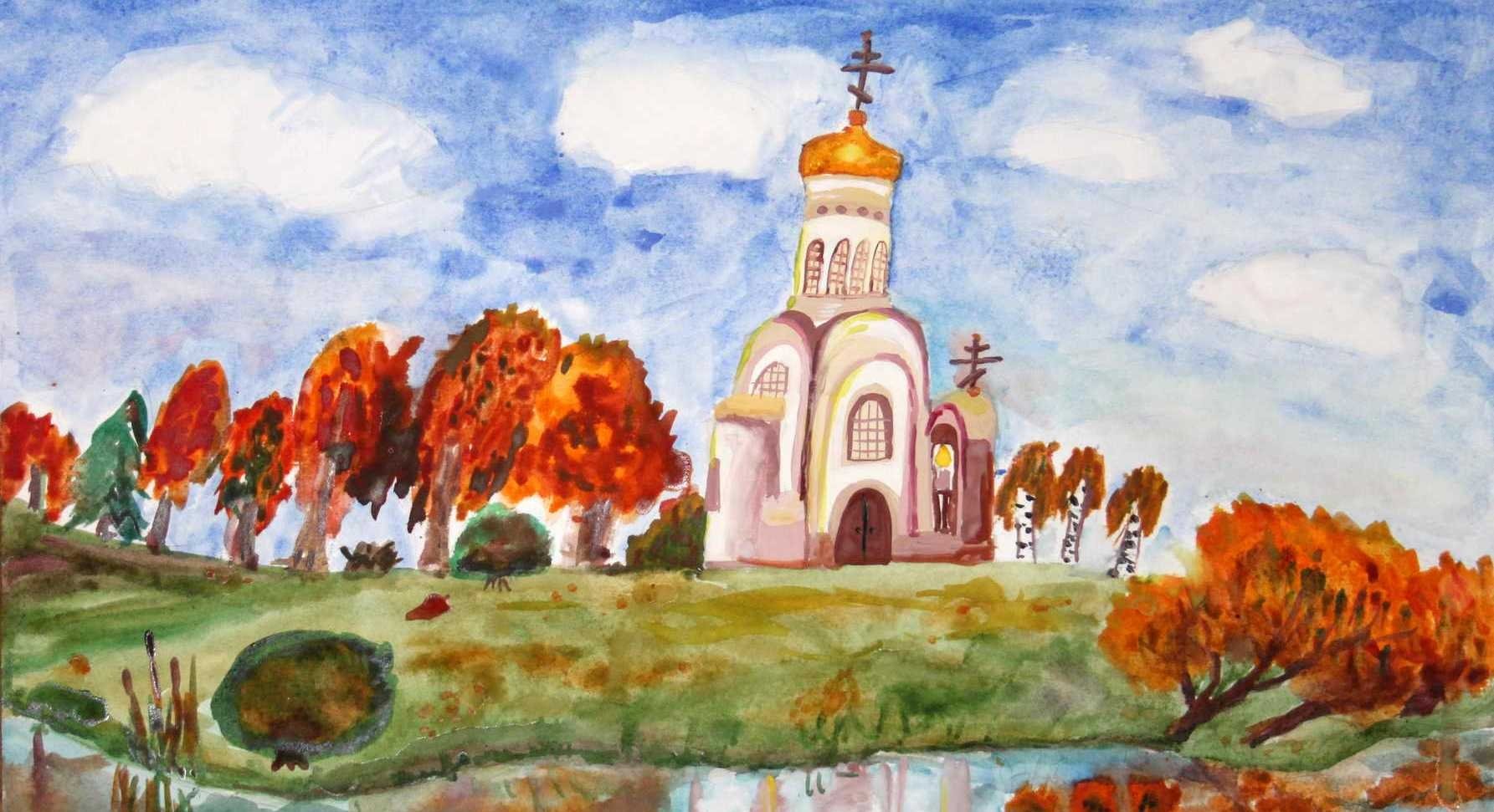 Красоту Божьего мира Сергей Радонеский рисунок