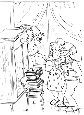 Раскраска помощь пожилым людям