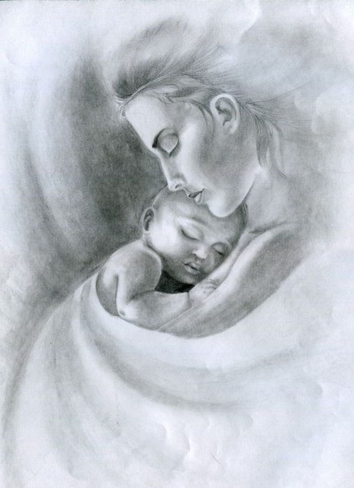 Рисунок материнство 4 класс