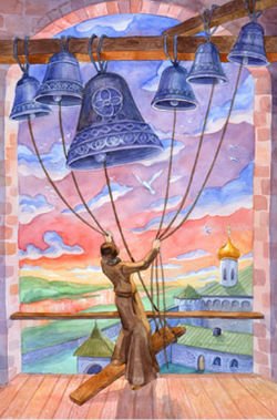Рисунок на тему Пасхальный звон