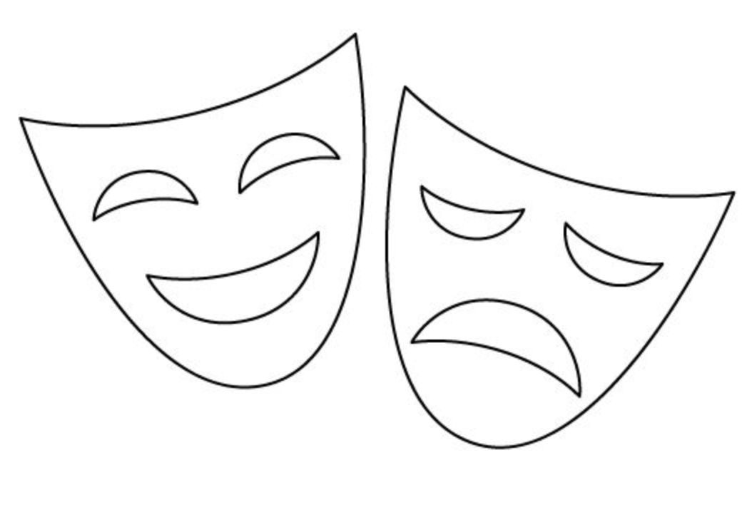Театральная маска средняя группа. Театральная маска трафарет. Театральные маски раскраски для детей. Театральные маски шаблоны для печати. Театральная маска раскраска.