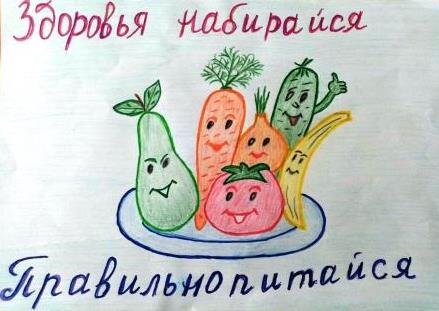 Конкурс рисунков здоровое питание
