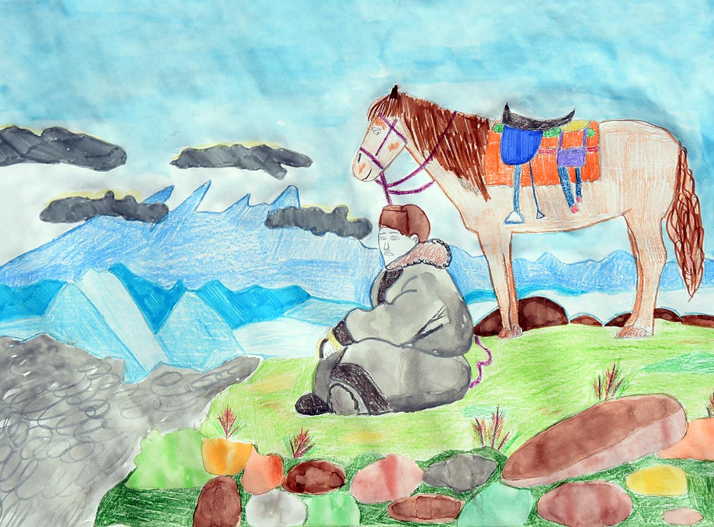 Детские рисунки Казахстан