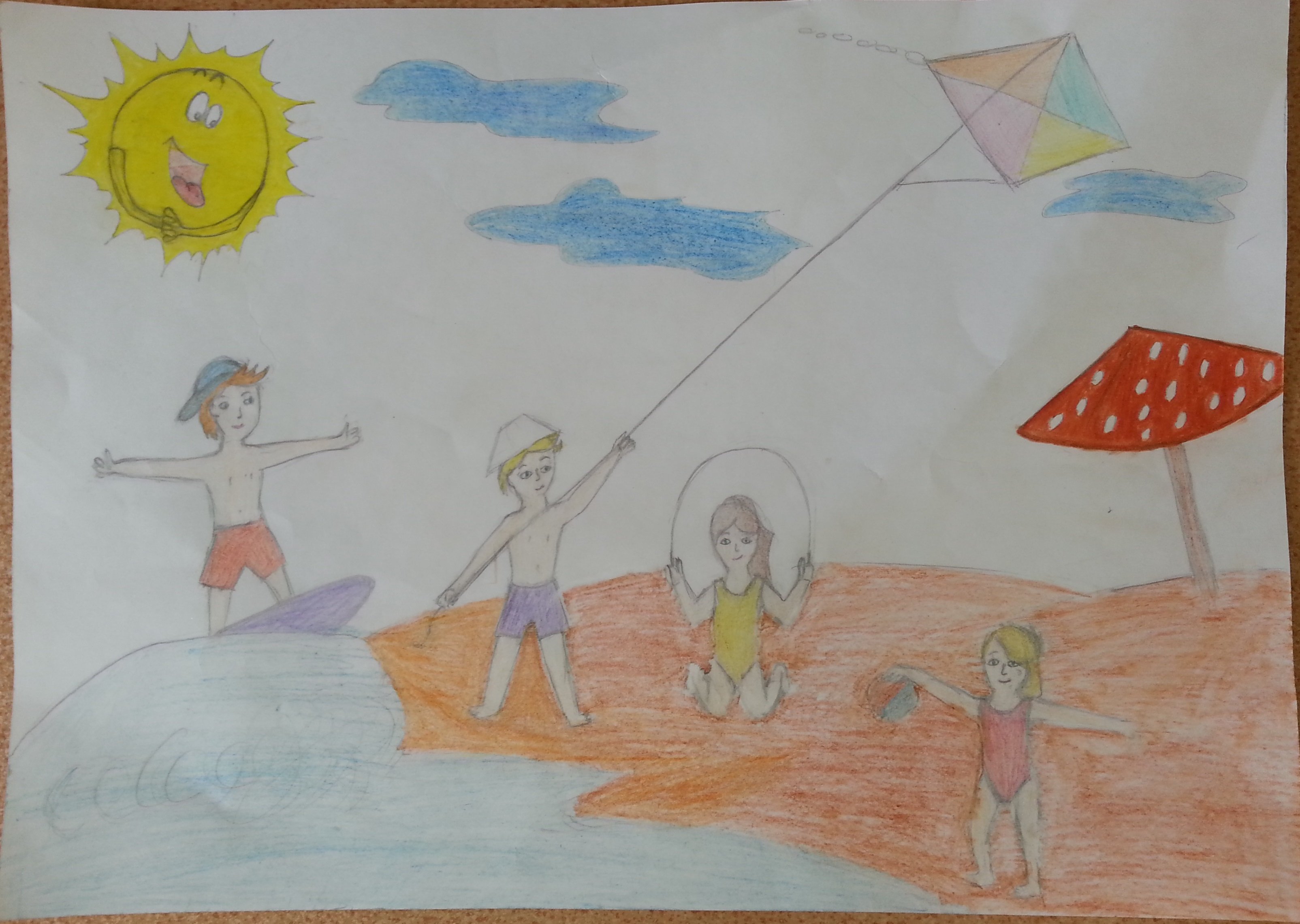 Рисунки на тему летний лагерь