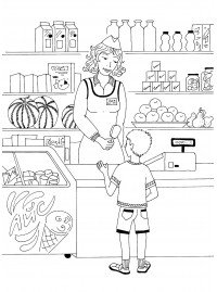 Продавец для дошкольников