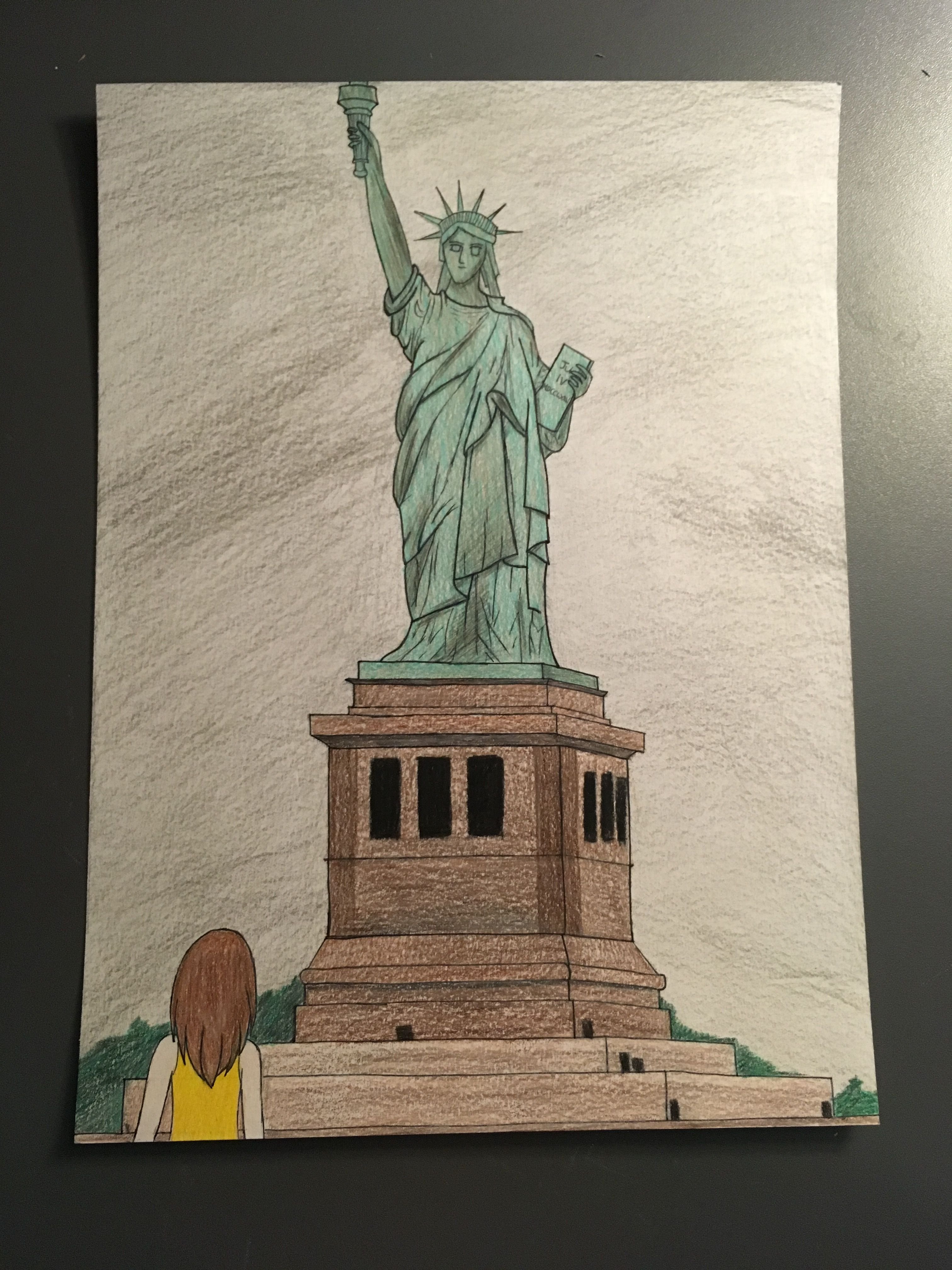 Статуя New York in creion