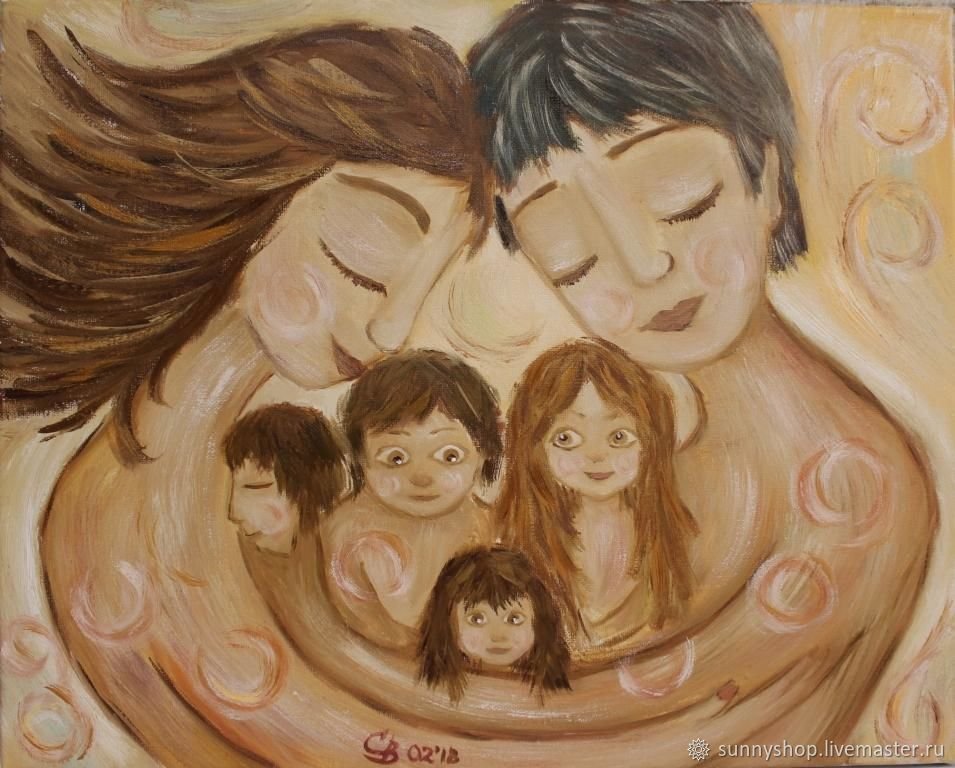 Рисунки счастливой семьи