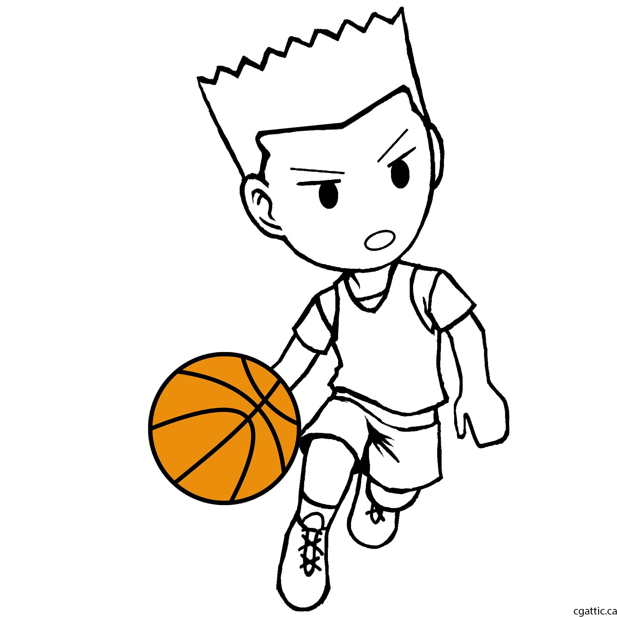 Баскетбол рисунок карандашом для детей