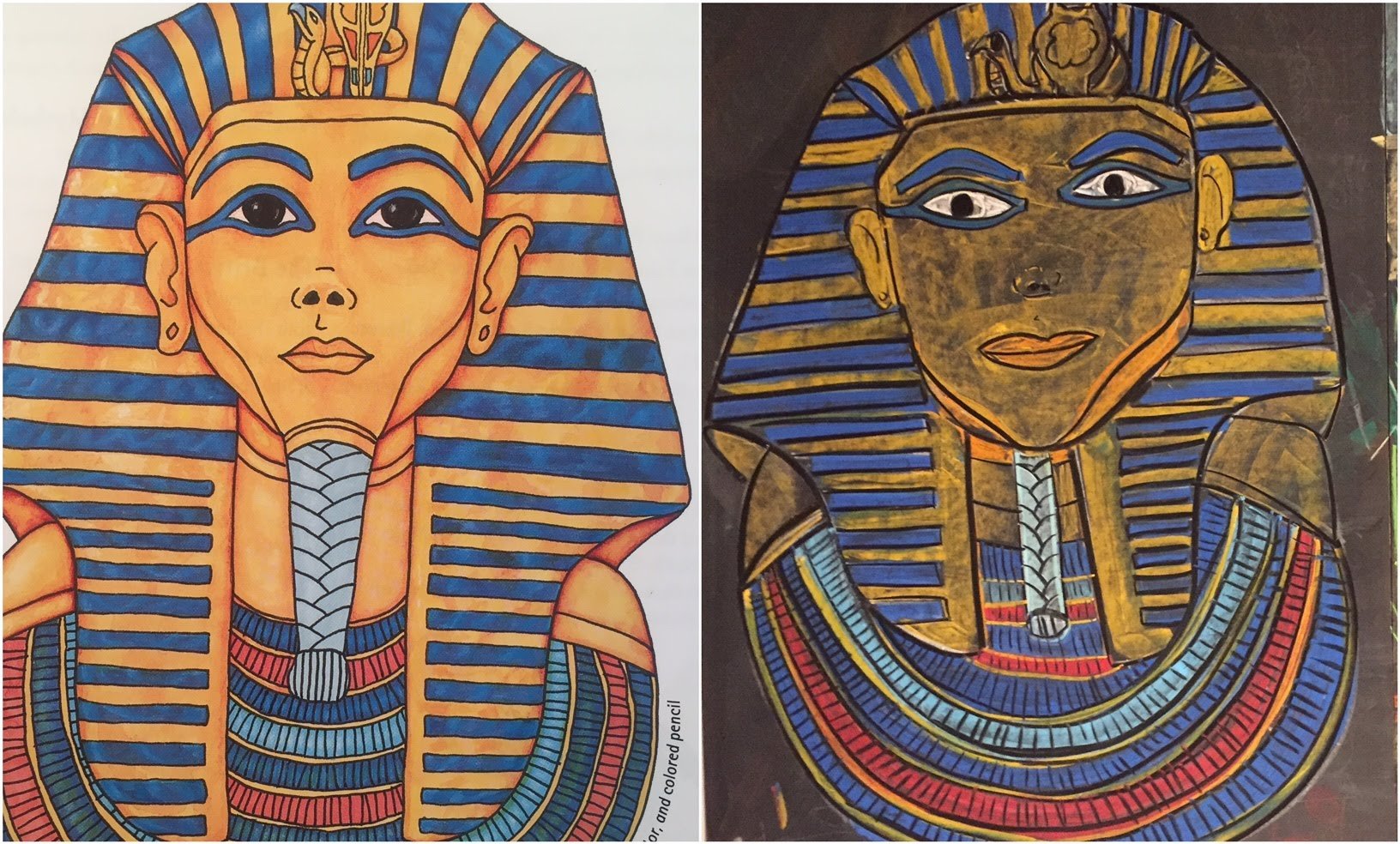 Древний египет рисунки 5 класс изо. Маска фараона Тутанхамона изо 5. Фараон Египта Тутанхамон изо 5 класс. Портрет Тутанхамона маска фараона. Древний Египет маска фараона.