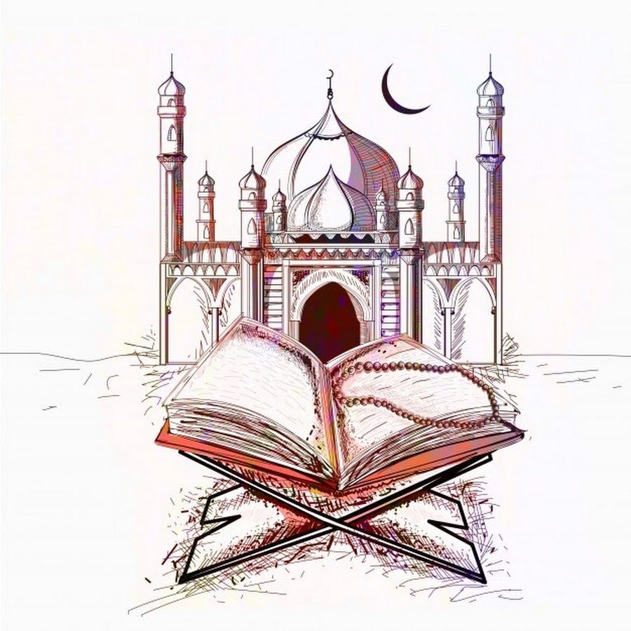 Рисунок на исламскую тему