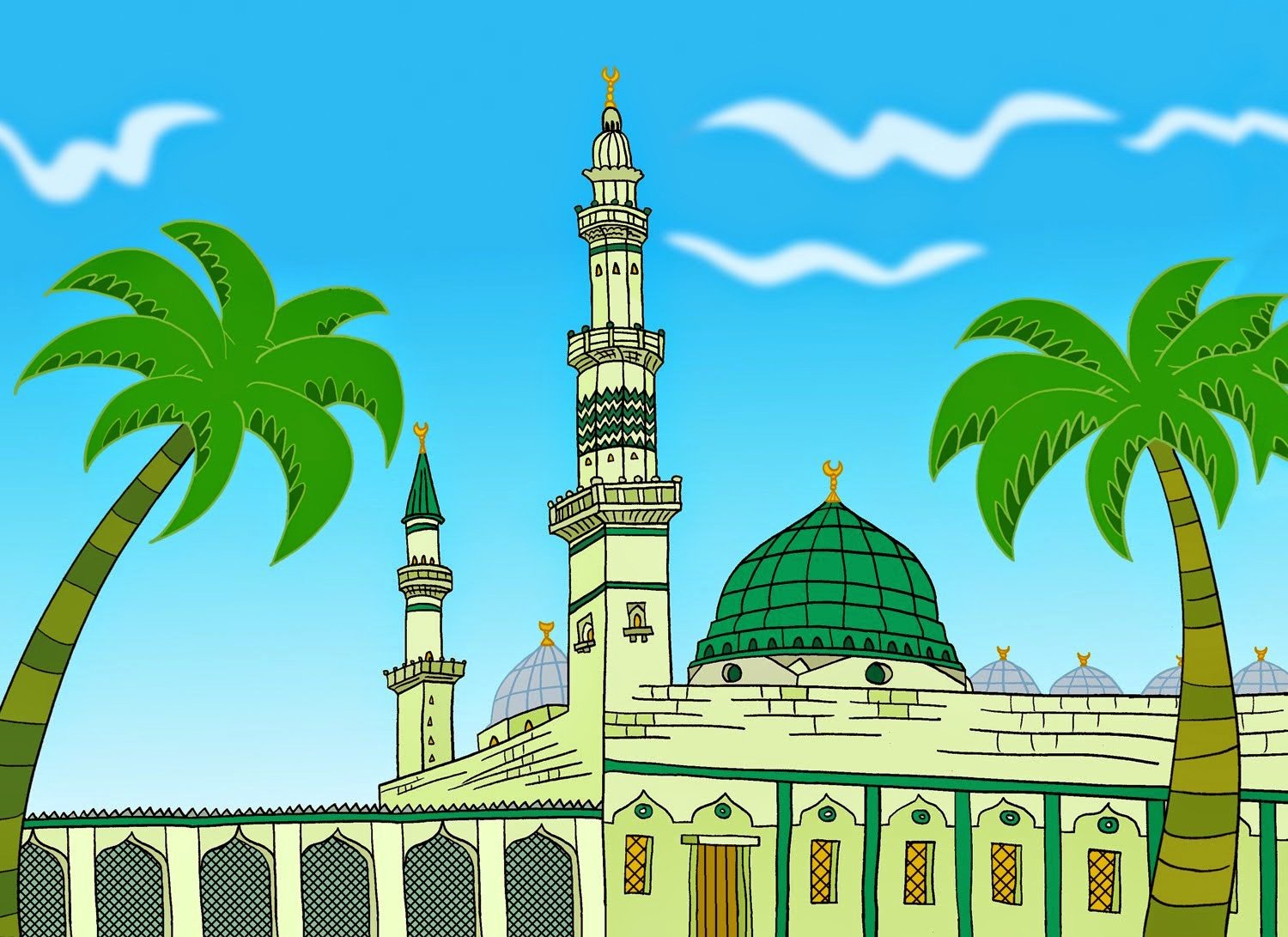 Мечеть Мекка вектор