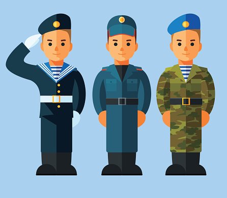 Военная форма вектор