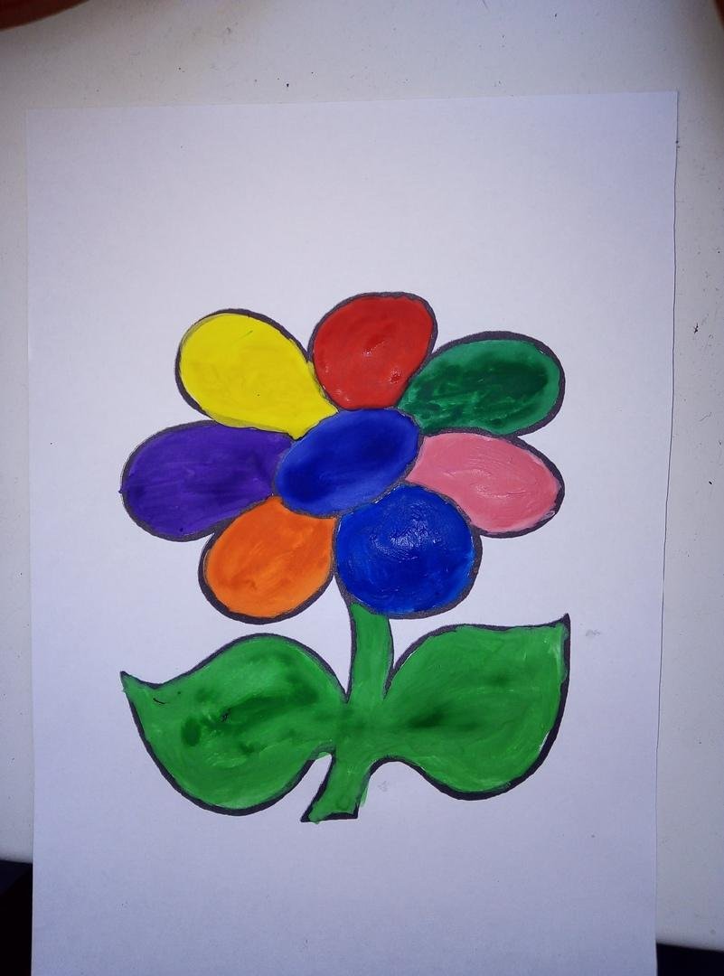 Цветик семицветик рисунки детей