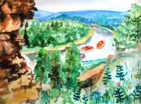 Природа Башкортостана рисунки