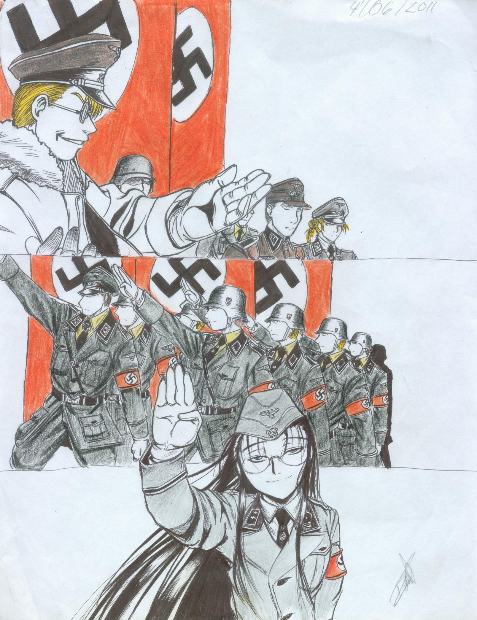Нацизм рисунки