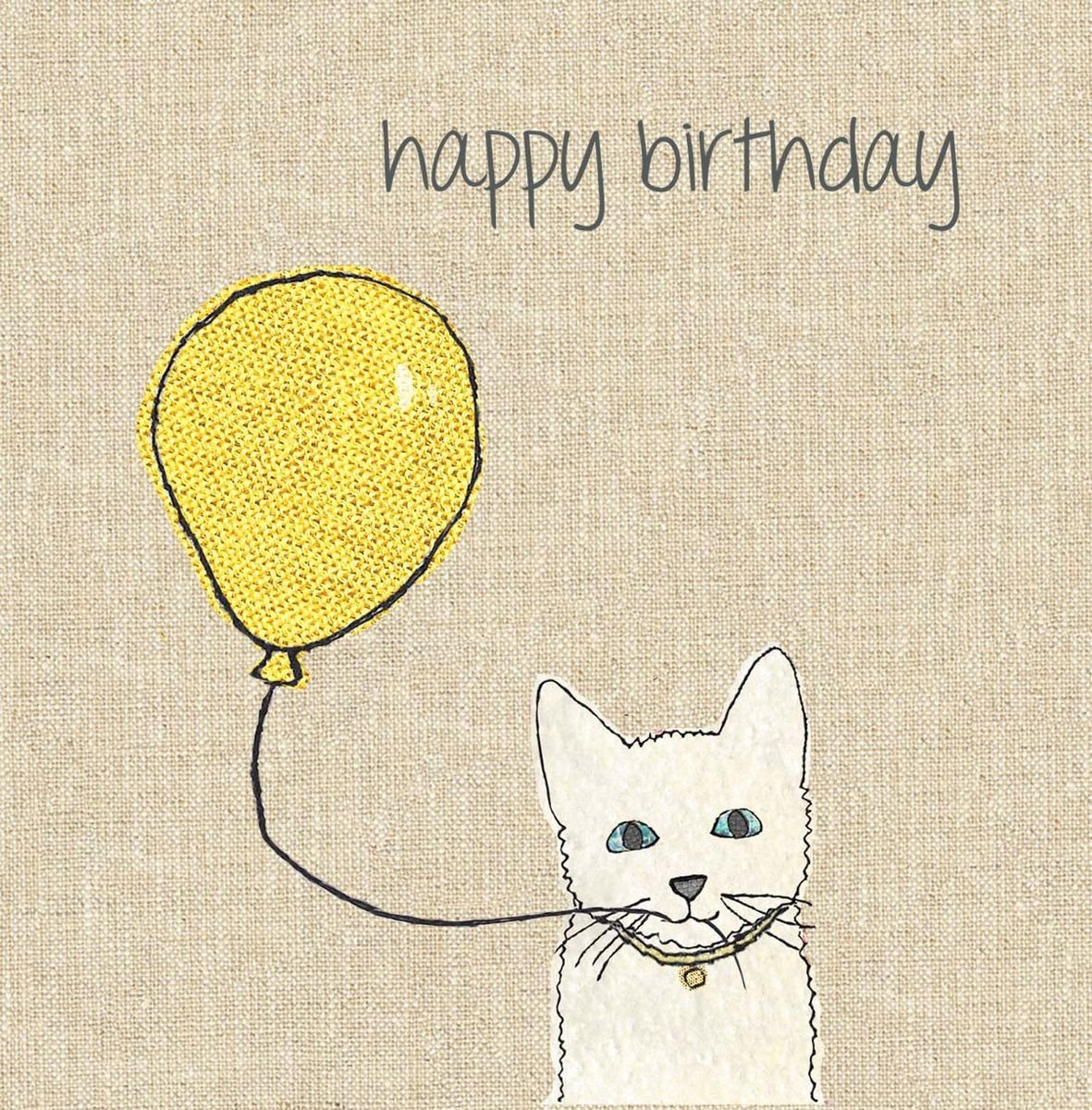 Котики Рисованные с днем рождения