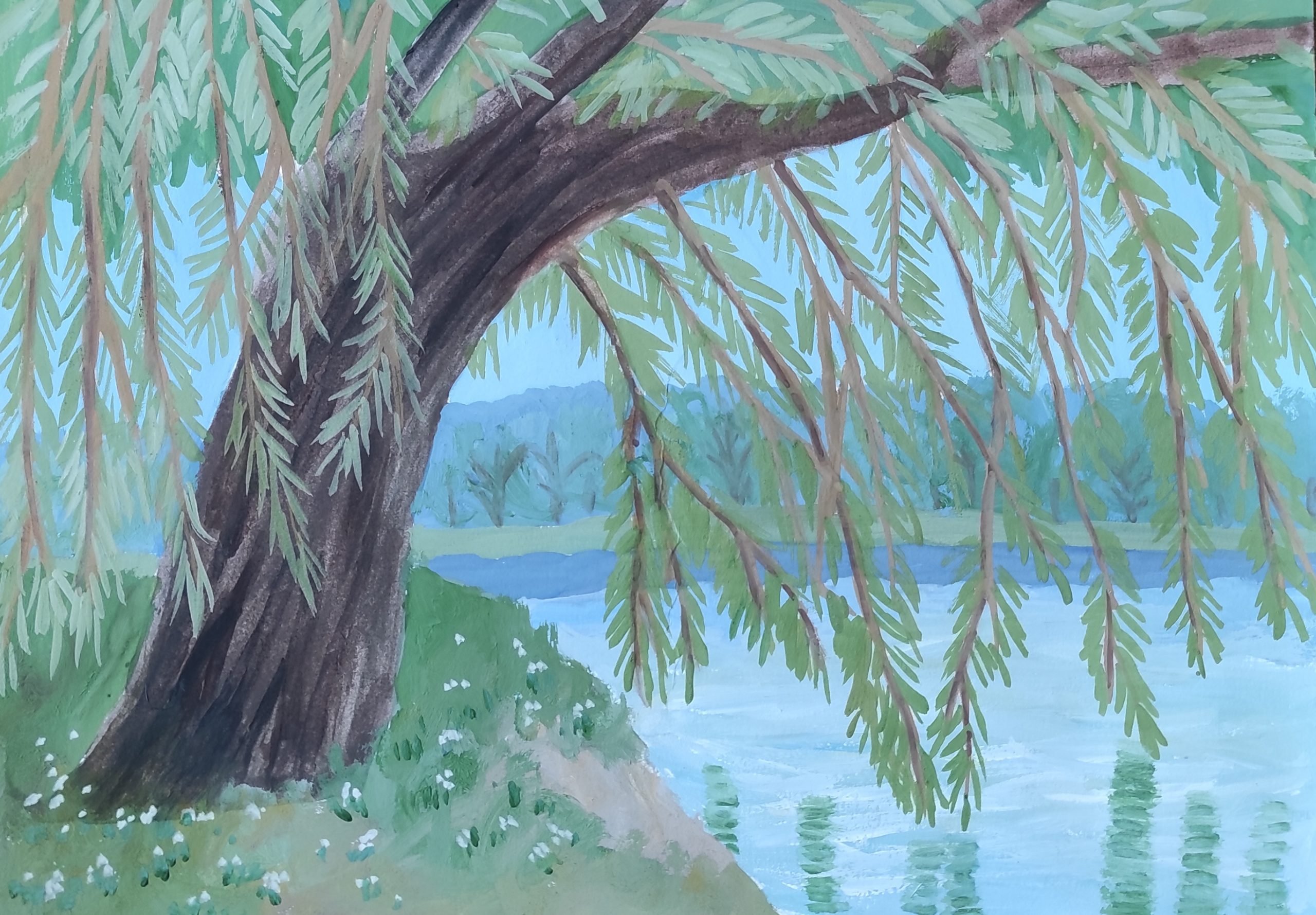 Рисунок на тему лень леса