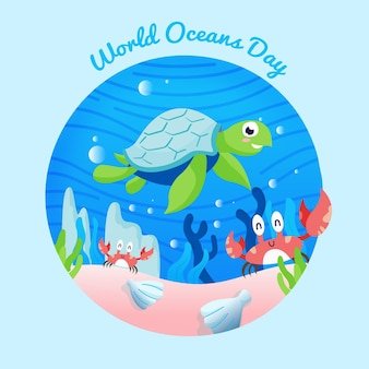 Рисунок на тему Всемирный день океанов
