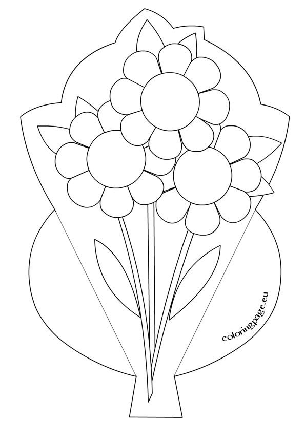 Шаблоны к дню матери в начальной школе. Силуэт букета для аппликации. Трафарет букета для аппликации. Букет цветов шаблон. Трафарет букета цветов для аппликации.