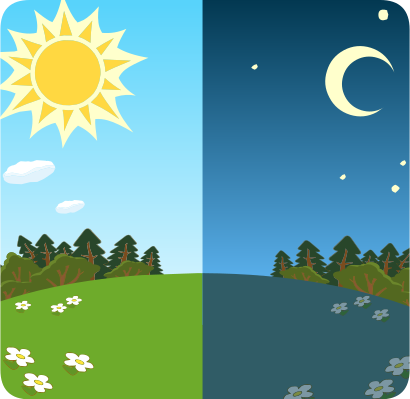День и ночь для детей