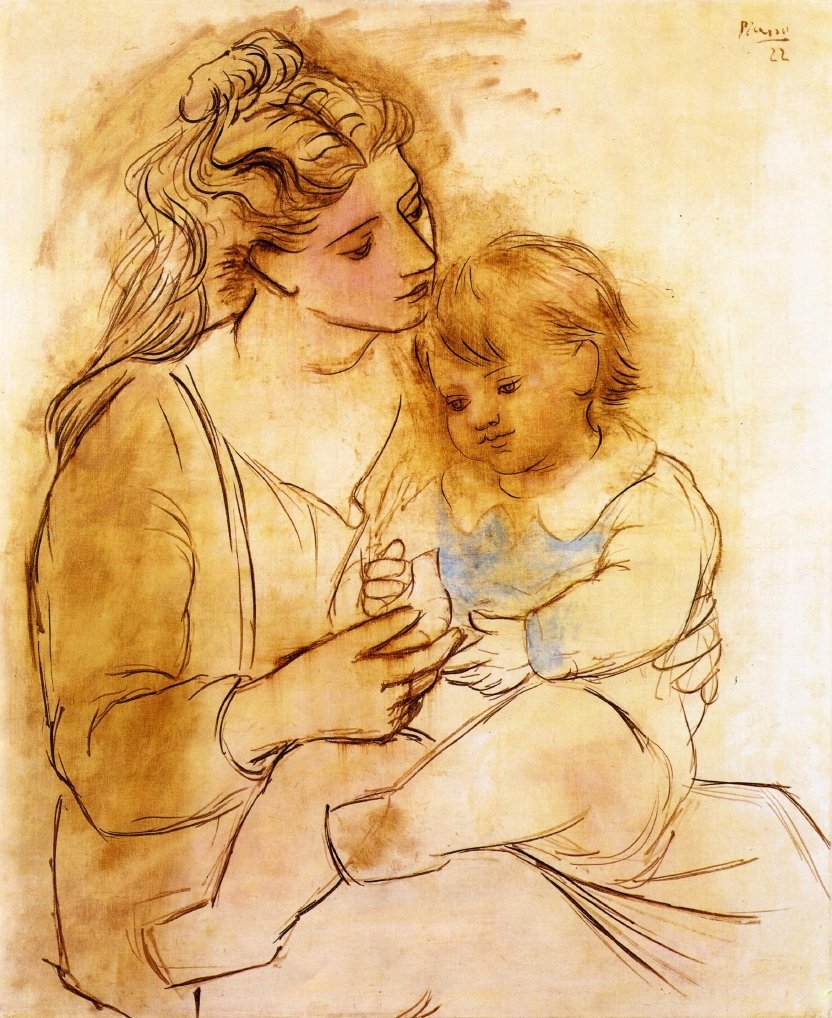 Пикассо мать и дитя