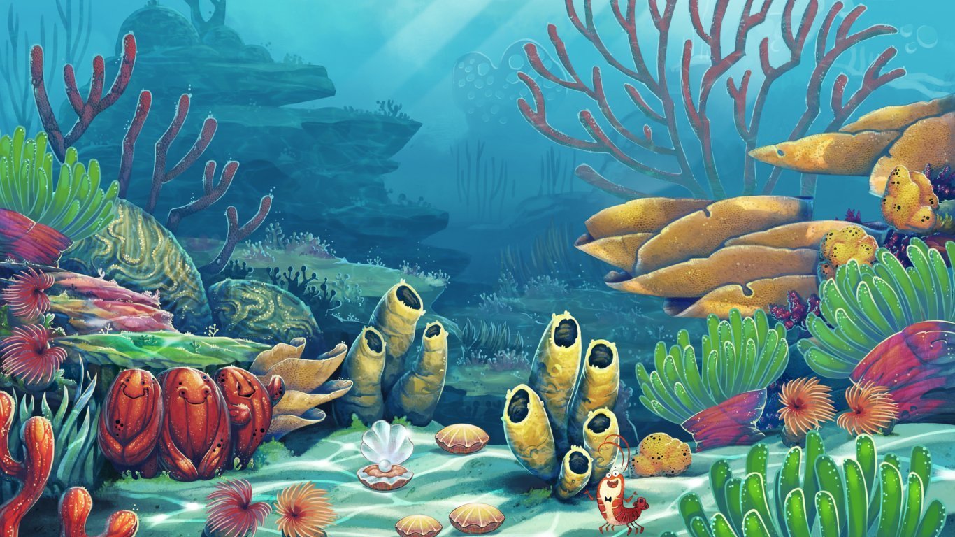 Рисунок на тему дно океана