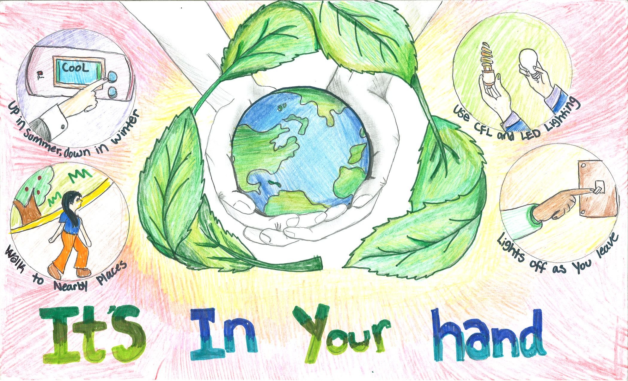 Постер по защите окружающей среды