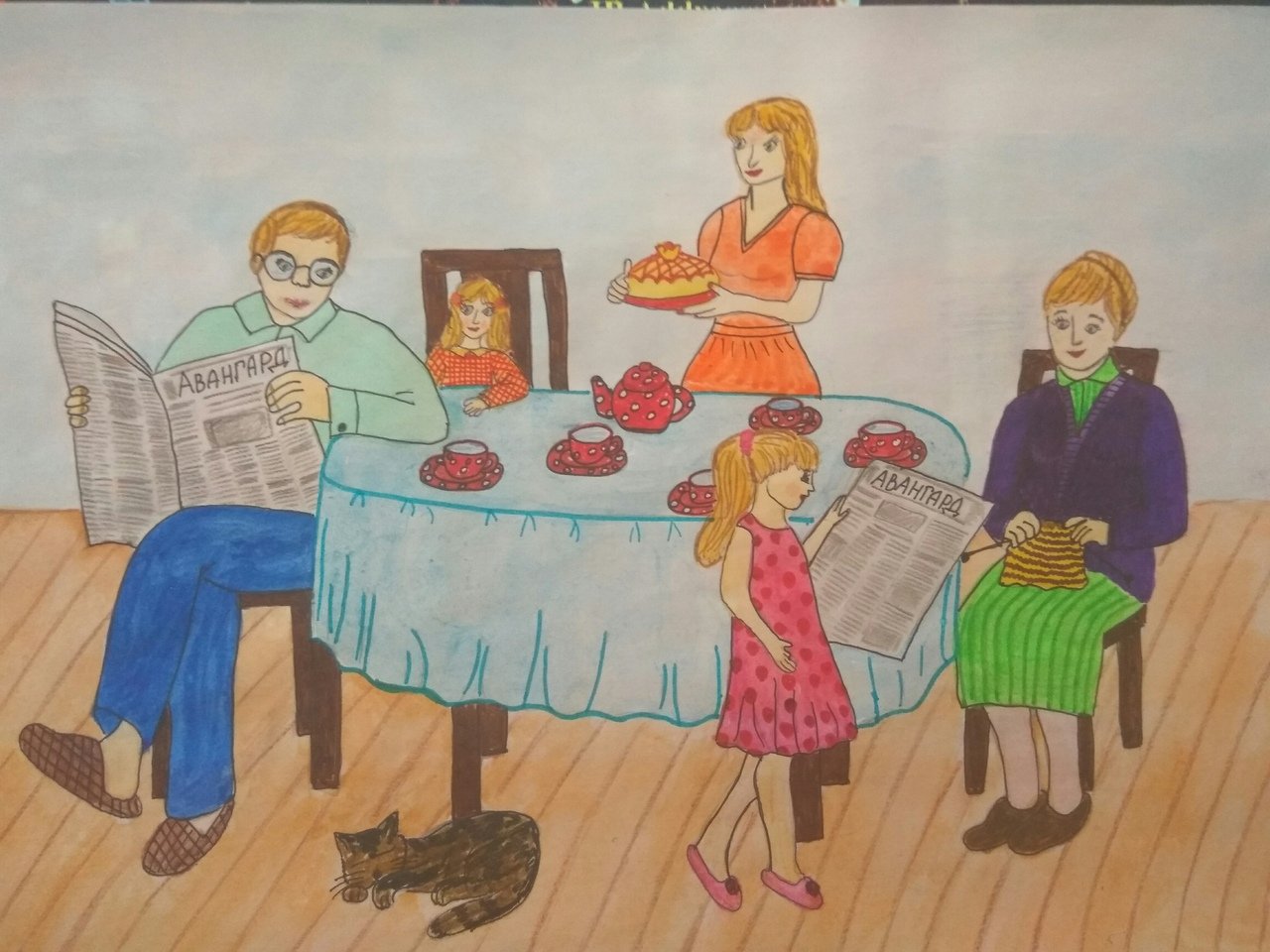 Рисунок на тему семейные традиции