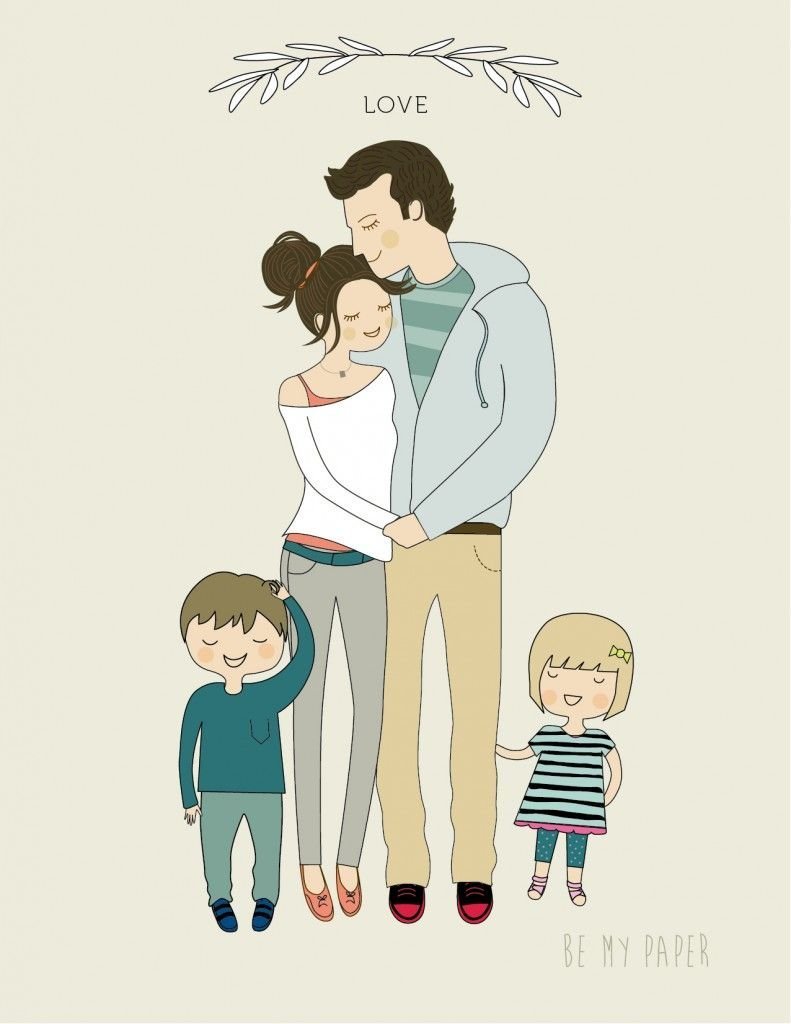 Рисунок семьи illustration