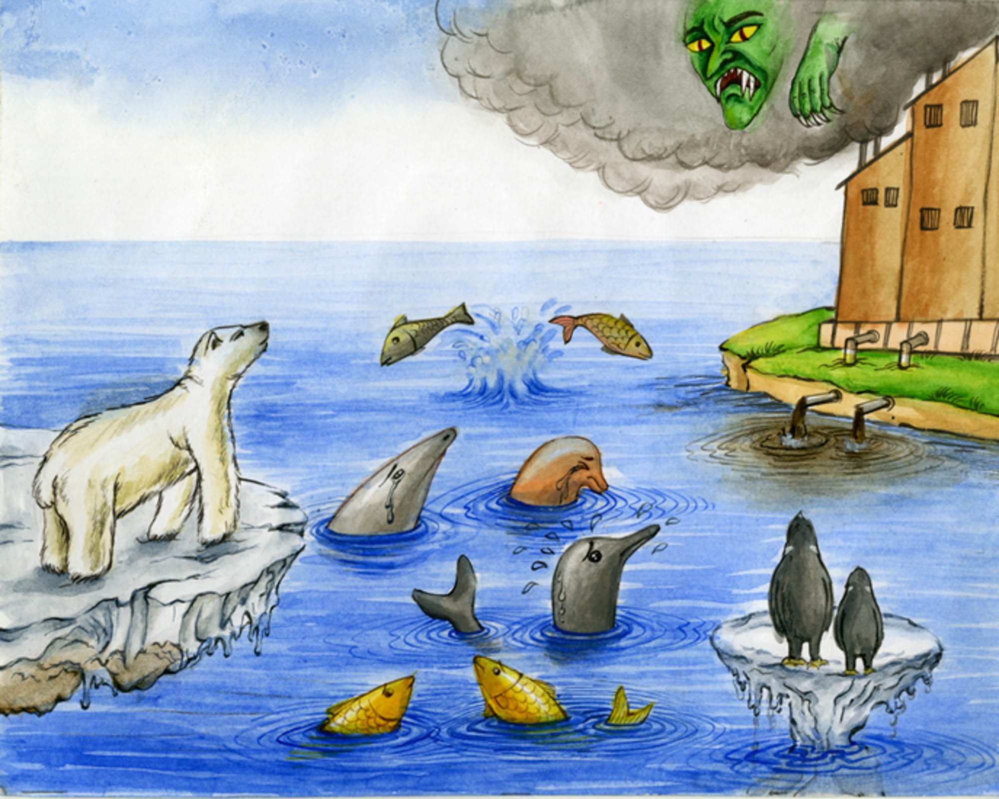 Экология моря рисунок
