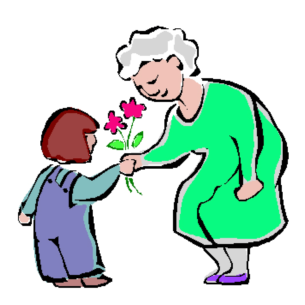 Детские рисунки ко Дню пожилого человека