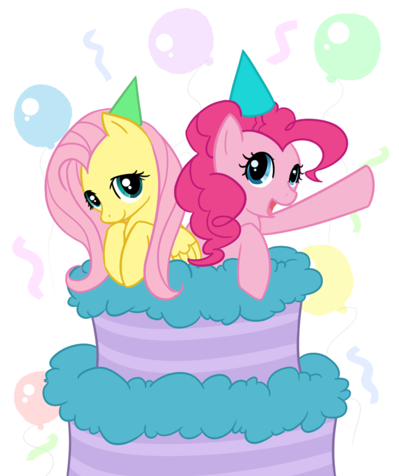 Май литл пони день рождения. Дочь Пинки Пай и Флаттершай. Радуга Пинки и Флаттершай. My little Pony день рождения Пинки Пай. Флаттершай с днем рождения.