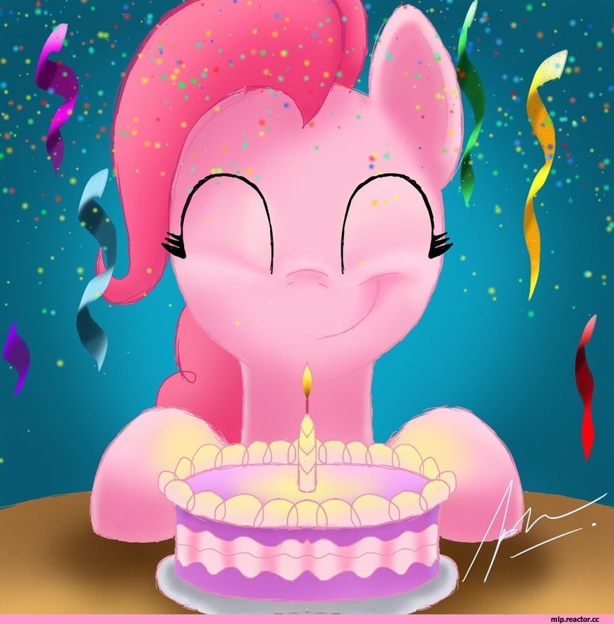 МЛП день рождения Пинки Пай