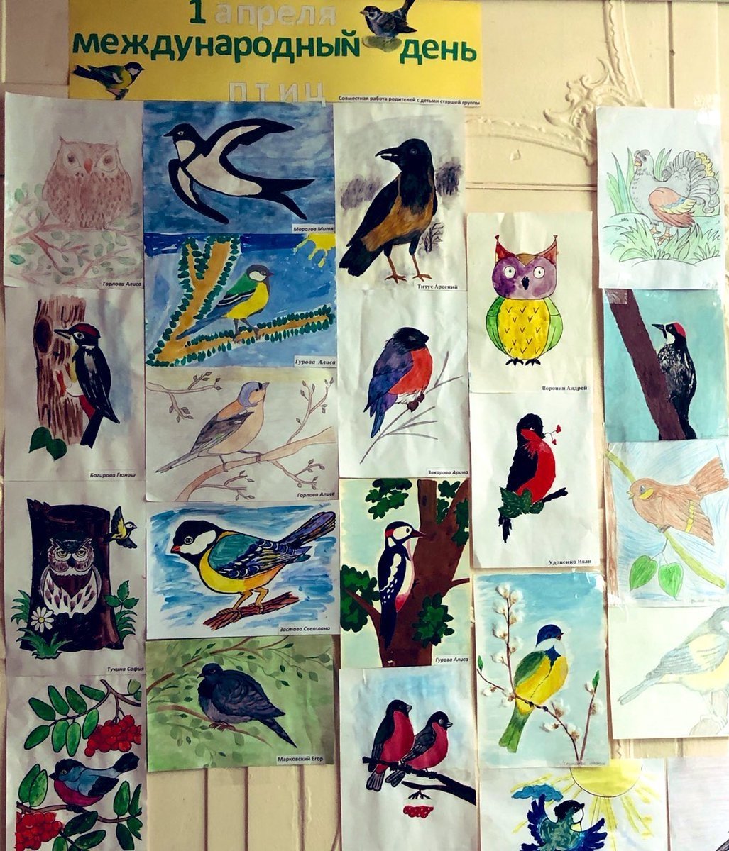 Выставка ко Дню птиц
