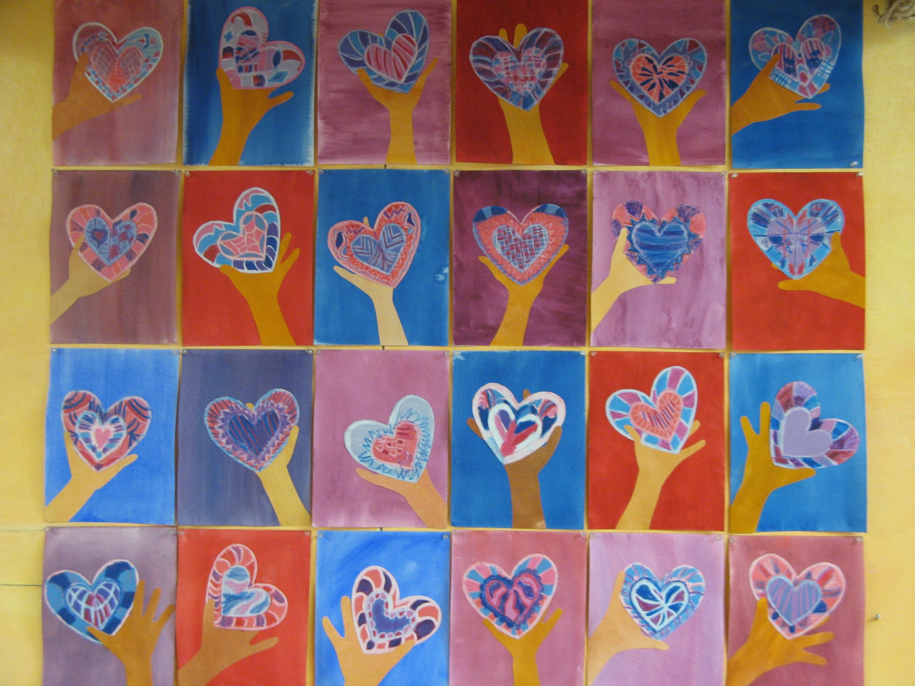 Рисование к Дню Святого Валентина в детском саду
