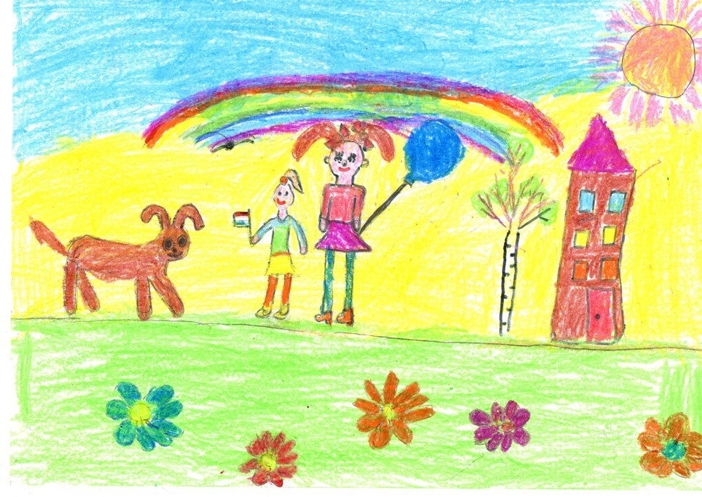 День защиты детей рисунок 6 лет