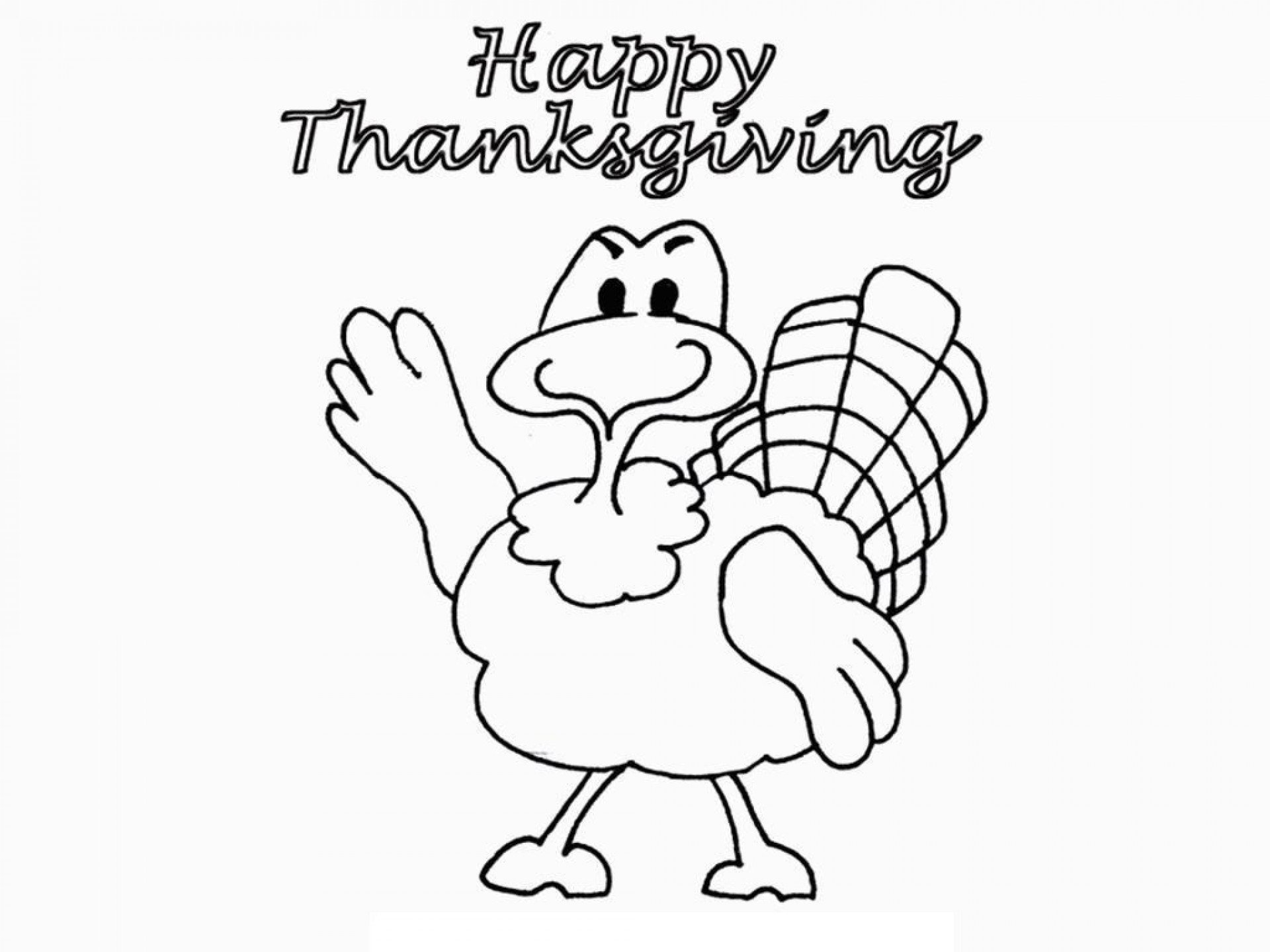 Draw Turkey Thanksgiving Day
