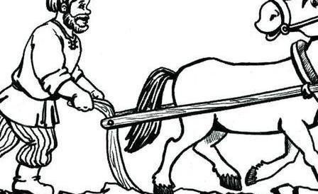 Рисунок на тему крестьянский труд