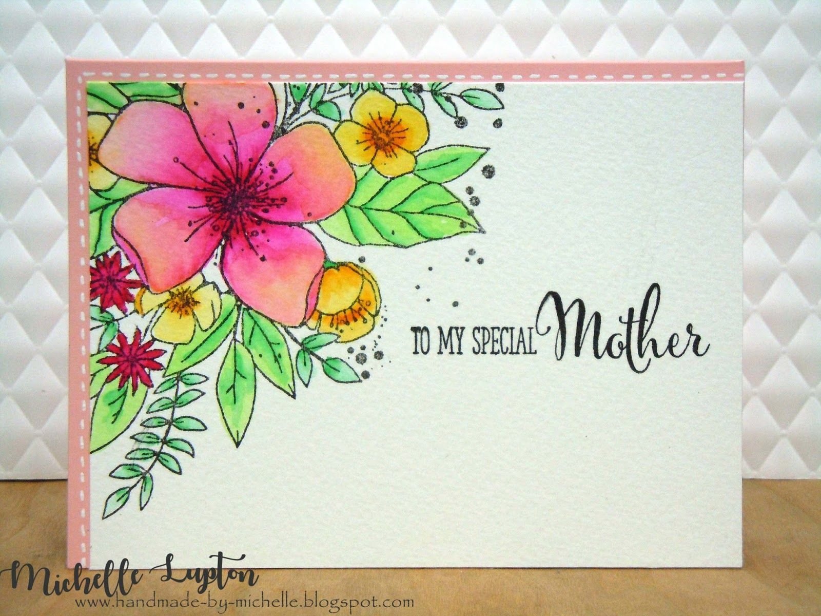 Рисование открытки ко Дню матери