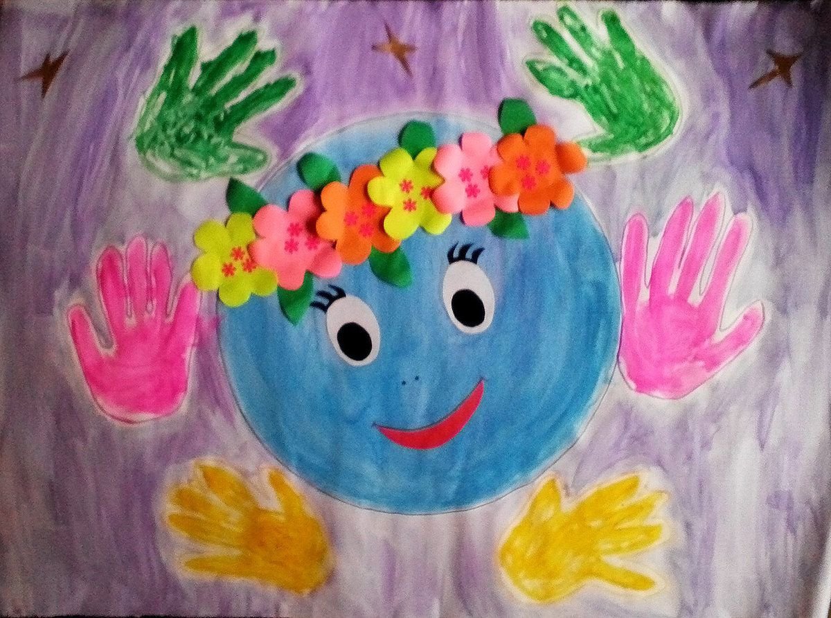 Рисование в детском саду на тему день защиты детей